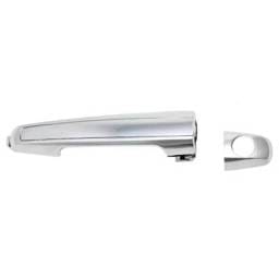 Front Driver Side Exterior Door Handle Compatible With 2006-2010 Hyundai Sonata Chrome With Key Hole