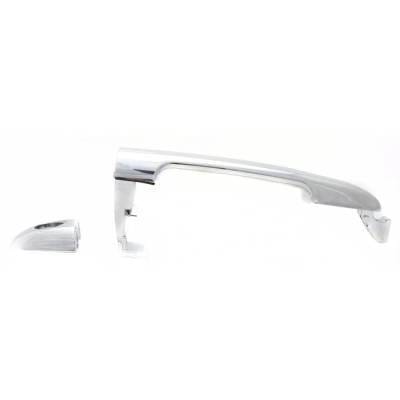 Front Driver Side Exterior Door Handle Compatible With 2006-2010 Hyundai Sonata Chrome With Key Hole thumbnail 7