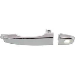 Front Driver Side Exterior Door Handle Compatible With 2008-2013 Chevrolet Caprice Pontiac G8 Chrome