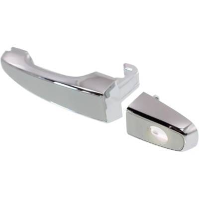 Front Driver Side Exterior Door Handle Compatible With 2008-2013 Chevrolet Caprice Pontiac G8 Chrome thumbnail 3