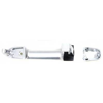 Front Left (Driver Side) Exterior Door Handle Compatible With 2006-2010 Hyundai Sonata Chrome With thumbnail 9