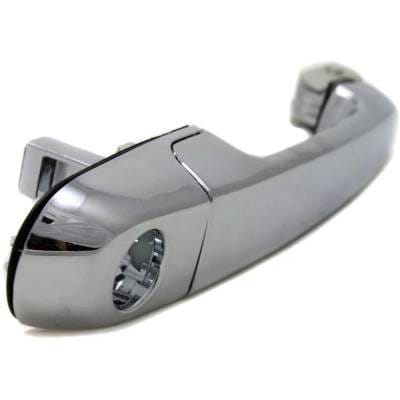 Front Left (Driver Side) Exterior Door Handle Compatible With 2006-2011 Hyundai Accent Chrome With thumbnail 5