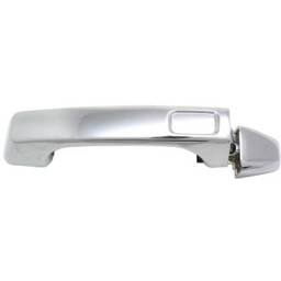 Front Or Rear Driver Side Exterior Door Handle Compatible With 2006-2010 Hummer H3t Hummer H3 Chrome