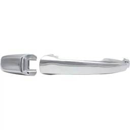 Front Or Rear Left (Driver Side) Exterior Door Handle Compatible With 2009-2019 Ford Flex Chrome