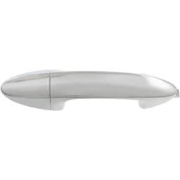 Front Or Rear Left (Driver Side) Exterior Door Handle Compatible With 2011-2018 Ford Fiesta Chrome