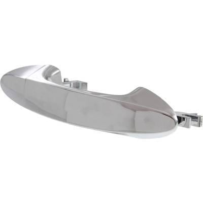 Front Or Rear Left (Driver Side) Exterior Door Handle Compatible With 2011-2018 Ford Fiesta Chrome thumbnail 3