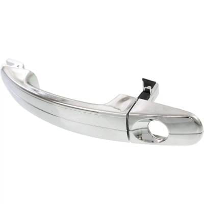 Front Left (Driver Side) Exterior Door Handle Compatible With 2005-2012 Ford Focus Chrome With Key thumbnail 3