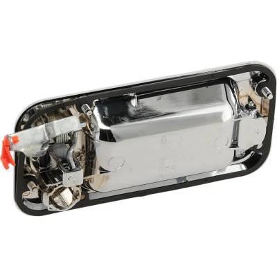 Front Left (Driver Side) Exterior Door Handle Compatible With 2003-2009 Hummer H2 Chrome With Key thumbnail 11