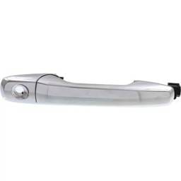 Front Driver Side Exterior Door Handle Compatible With 2011-2019 Ford Explorer Ford Edge Chrome With
