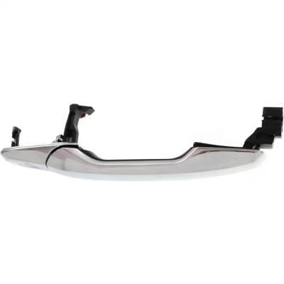 Front Driver Side Exterior Door Handle Compatible With 2011-2019 Ford Explorer Ford Edge Chrome With thumbnail 7