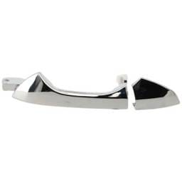 Front Or Rear Left (Driver Side) Exterior Door Handle Compatible With 2008-2012 Honda Accord Chrome