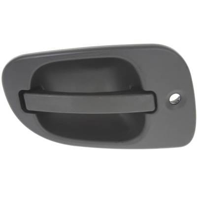Front Driver Side Exterior Door Handle Compatible With 2008-2012 Freightliner Cascadia Black With