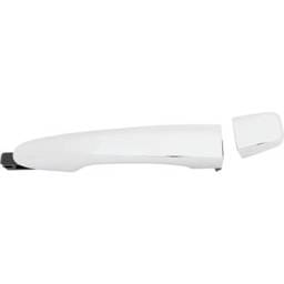 Front Left (Driver Side) Exterior Door Handle Compatible With 2014-2020 Nissan Rogue Chrome With Key