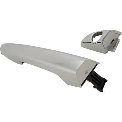 Front Driver Side Exterior Door Handle Compatible With 2015-2019 Hyundai Sonata Chrome With Key Hole thumbnail 3