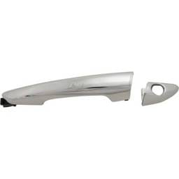 Front Left (Driver Side) Exterior Door Handle Compatible With 2015-2019 Hyundai Sonata Chrome With