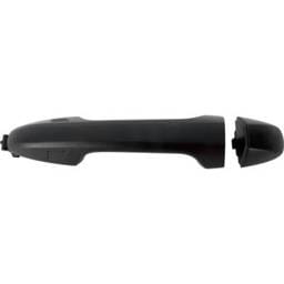 Front Driver Side Exterior Door Handle Compatible With 2016-2022 Toyota Tacoma Black Without Key