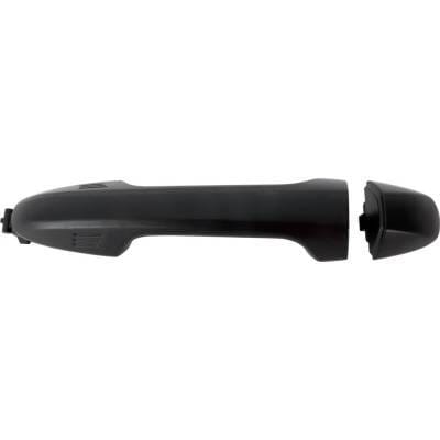 Front Left (Driver Side) Exterior Door Handle Compatible With 2016-2022 Toyota Tacoma Black Without