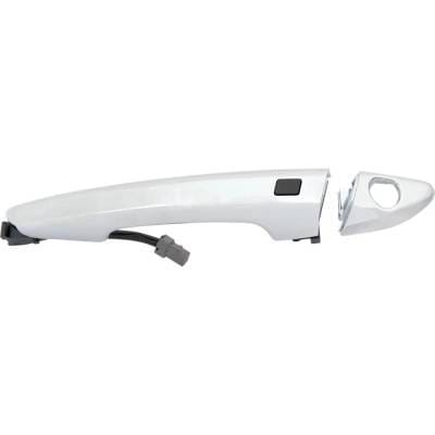 Front Driver Side Exterior Door Handle Compatible With 2015-2019 Hyundai Sonata Chrome Without Key