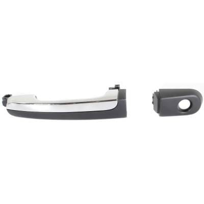 Front Driver Side Exterior Door Handle Compatible With 2008-2009 Ford Taurus Primed Paintable With