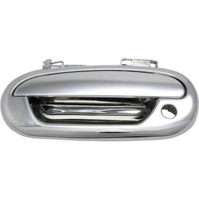 Front Driver Side Exterior Door Handle Compatible With 1997-2004 Ford F-150 Ford Expedition Chrome
