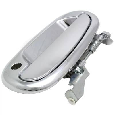 Front Driver Side Exterior Door Handle Compatible With 1997-2004 Ford F-150 Ford Expedition Chrome thumbnail 3