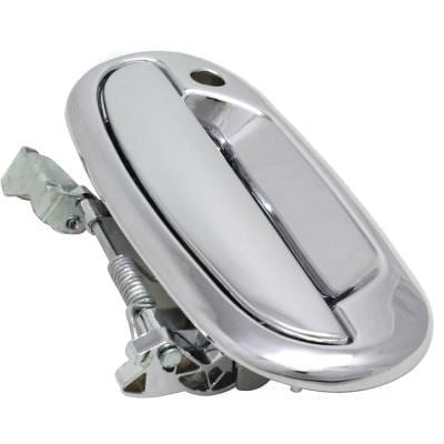 Front Driver Side Exterior Door Handle Compatible With 1997-2004 Ford F-150 Ford Expedition Chrome thumbnail 5
