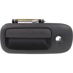 Front Driver Side Exterior Door Handle Compatible With 2010-2023 Gmc Savana Textured Black With Key