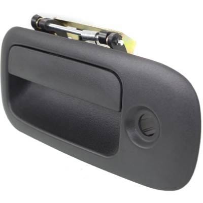 Front Driver Side Exterior Door Handle Compatible With 2010-2023 Gmc Savana Textured Black With Key thumbnail 3