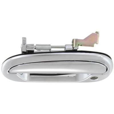 Front Driver Side Exterior Door Handle Compatible With 1997-2004 Ford F-150 Ford Expedition Chrome thumbnail 7