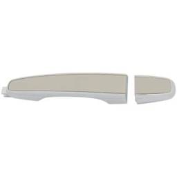 Front Driver Side Exterior Door Handle Compatible With 2008-2009 Pontiac G8 Chrome Without Key Hole