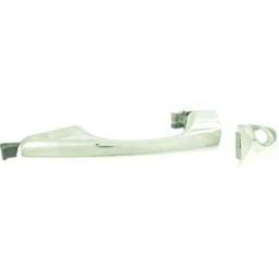 Front Driver Side Exterior Door Handle Compatible With 2013-2019 Hyundai Santa Fe Chrome With Key