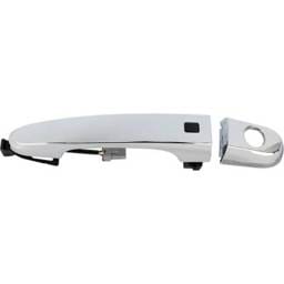Front Driver Side Exterior Door Handle Compatible With 2011-2015 Kia Sorento Chrome With Key Hole