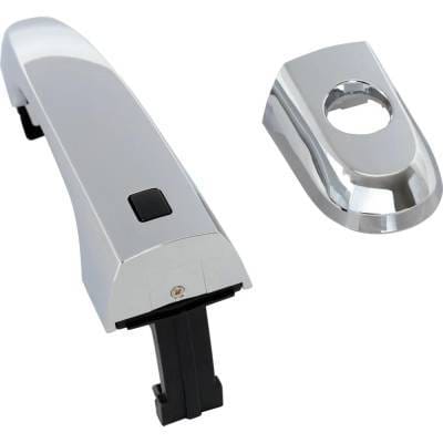 Front Driver Side Exterior Door Handle Compatible With 2011-2015 Kia Sorento Chrome With Key Hole thumbnail 3