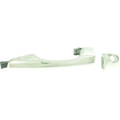 Front Left (Driver Side) Exterior Door Handle Compatible With 2013-2019 Hyundai Santa Fe Chrome With