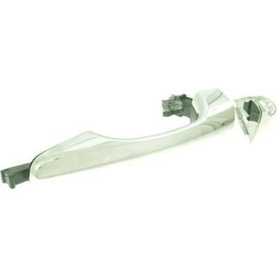 Front Left (Driver Side) Exterior Door Handle Compatible With 2013-2019 Hyundai Santa Fe Chrome With thumbnail 3