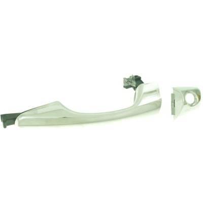 Front Left (Driver Side) Exterior Door Handle Compatible With 2013-2019 Hyundai Santa Fe Chrome With thumbnail 7