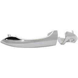 Front Driver Side Exterior Door Handle Compatible With 2000-2006 Bmw X5 Chrome With Key Hole
