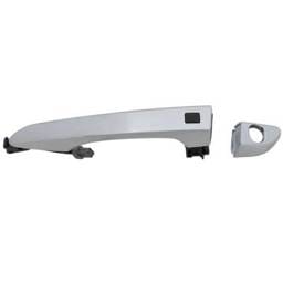 Front Driver Side Exterior Door Handle Compatible With 2016-2021 Hyundai Tucson Chrome With Key Hole