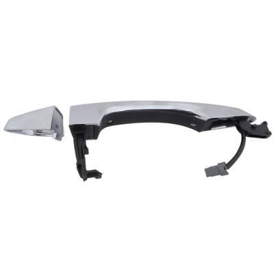 Front Left (Driver Side) Exterior Door Handle Compatible With 2016-2021 Hyundai Tucson Chrome With thumbnail 11