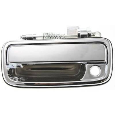Front Driver Side Exterior Door Handle Compatible With 1995-2004 Toyota Tacoma Chrome With Key Hole thumbnail 9