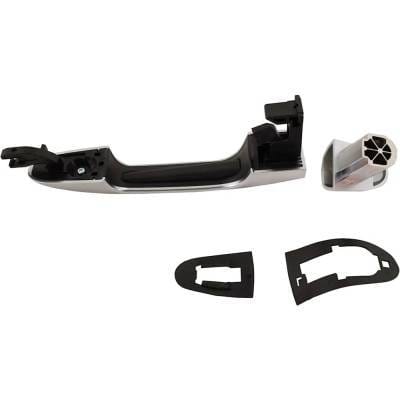 Front Or Rear Driver Side Exterior Door Handle Compatible With 2014-2016 Fiat 500L Silver Without thumbnail 9