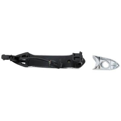 Front Driver Side Exterior Door Handle Compatible With 2016-2022 Chevrolet Spark Chrome With Key thumbnail 7