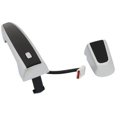 Front Left (Driver Side) Exterior Door Handle Compatible With 2016-2024 Chevrolet Malibu Black With thumbnail 3
