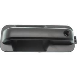 Front Driver Side Exterior Door Handle Compatible With 2015-2020 Ford F-150 Smooth Black With Key