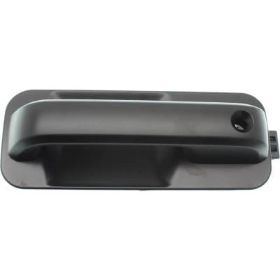 Front Driver Side Exterior Door Handle Compatible With 2015-2020 Ford F-150 Smooth Black With Key