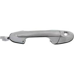 Front Driver Side Exterior Door Handle Compatible With 2004-2008 Chrysler Pacifica Chrome With Key