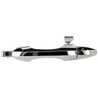 Front Left (Driver Side) Exterior Door Handle Compatible With 2007-2013 Acura Mdx Chrome With Key