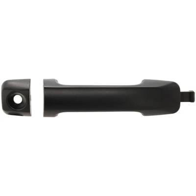 Front Driver Side Exterior Door Handle Compatible With 2007-2014 Toyota Fj Textured Black With Key