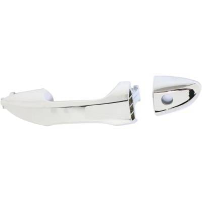 Front Driver Side Exterior Door Handle Compatible With 2014-2019 Toyota Corolla Chrome With Key Hole thumbnail 7