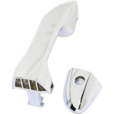 Front Left (Driver Side) Exterior Door Handle Compatible With 2014-2019 Toyota Corolla Chrome With thumbnail 5